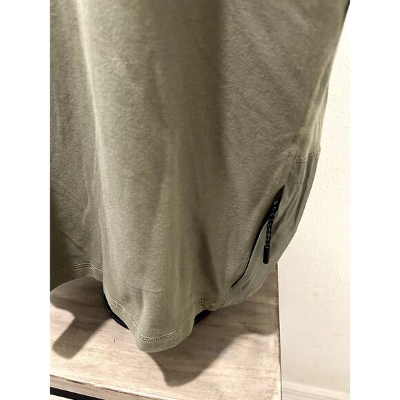 Bass Outdoor Men's Hiker Polo Deep Lichen Green Size XXL 2XL Zipper Zip New B98 - Picture 6 of 9